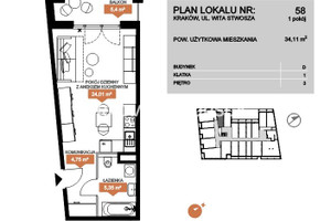 Mieszkanie na sprzedaż 35m2 Kraków Stare Miasto Stare Miasto (historyczne) Wita Stwosza - zdjęcie 3