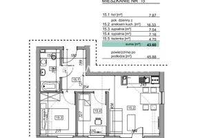 Mieszkanie na sprzedaż 46m2 myślenicki Myślenice Zawada - zdjęcie 3