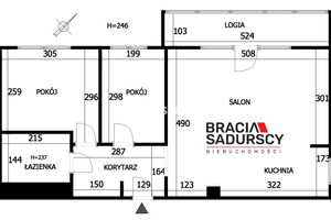 Mieszkanie na sprzedaż 50m2 Kraków Bieżanów-Prokocim Bieżanów Bieżanowska - zdjęcie 3