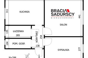 Mieszkanie na sprzedaż 54m2 chrzanowski Chrzanów Kroczymiech - zdjęcie 3