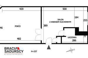 Mieszkanie do wynajęcia 38m2 Kraków Stare Miasto Brzozowa - zdjęcie 3