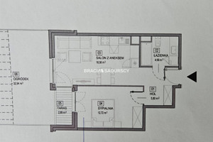 Mieszkanie na sprzedaż 42m2 Kraków Bieżanów-Prokocim Os. Złocień Półłanki - zdjęcie 3