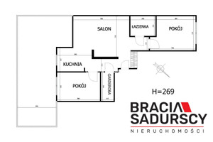 Mieszkanie na sprzedaż 62m2 Kraków Prądnik Czerwony Olsza Kazimierza Chałupnika - zdjęcie 3