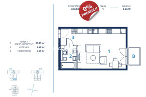 Mieszkanie na sprzedaż 34m2 Kraków Dębniki Os. Ruczaj Bunscha - zdjęcie 1