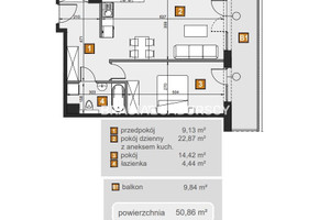 Mieszkanie na sprzedaż 51m2 Kraków Babińskiego - zdjęcie 3