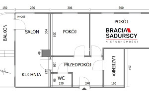 Mieszkanie na sprzedaż 57m2 Kraków Dębniki Os. Ruczaj dr. Jana Piltza - zdjęcie 3