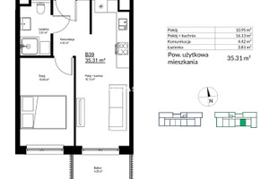 Mieszkanie na sprzedaż 36m2 Kraków Bieżanów-Prokocim Bieżanów Bieżanów - zdjęcie 3