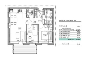 Mieszkanie na sprzedaż 46m2 myślenicki Myślenice Zawada - zdjęcie 3