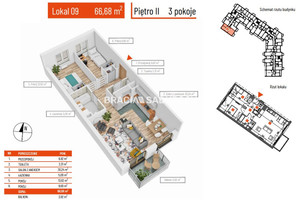 Mieszkanie na sprzedaż 67m2 Kraków Bieżanów-Prokocim Prokocim Teligi - zdjęcie 3