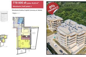 Mieszkanie na sprzedaż 46m2 Kraków Prądnik Czerwony Os. Prądnik Czerwony Reduta - zdjęcie 1