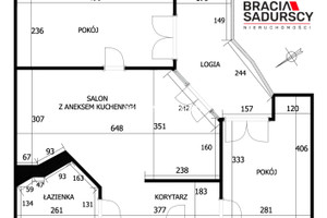 Mieszkanie na sprzedaż 55m2 Kraków Stare Miasto Stare Miasto (historyczne) Krowoderska - zdjęcie 3