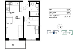 Mieszkanie na sprzedaż 40m2 Kraków Bieżanów-Prokocim Bieżanów Bieżanów - zdjęcie 3