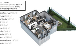 Mieszkanie na sprzedaż 89m2 wielicki Wieliczka Pułaskiego - zdjęcie 3