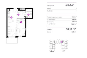 Mieszkanie na sprzedaż 39m2 Kraków Podgórze Podgórze Stare Rydlówka - zdjęcie 3