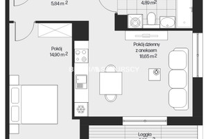 Mieszkanie na sprzedaż 45m2 Kraków Mistrzejowice Piasta Kołodzieja - zdjęcie 3