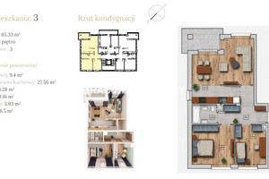 Mieszkanie na sprzedaż 66m2 wielicki Wieliczka Czarnochowice Dębowa - zdjęcie 3