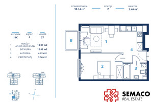 Mieszkanie na sprzedaż 40m2 Kraków Podgórze Karola Bunscha - zdjęcie 2