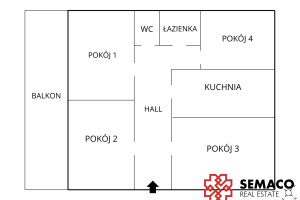 Mieszkanie na sprzedaż 72m2 Kraków Podgórze Duchackie Wola Duchacka Czarnogórska - zdjęcie 3