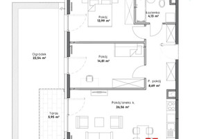 Mieszkanie na sprzedaż 69m2 Kraków Krowodrza Piaszczysta - zdjęcie 2