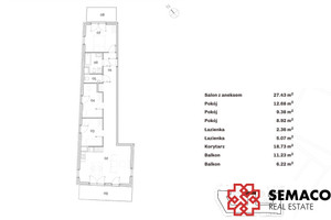 Mieszkanie na sprzedaż 85m2 Kraków Grzegórzki Mogilska - zdjęcie 3