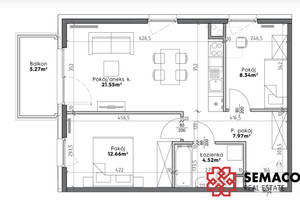 Mieszkanie na sprzedaż 56m2 Kraków Krowodrza Piaszczysta - zdjęcie 1