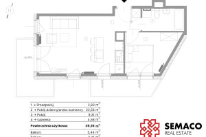 Mieszkanie na sprzedaż 40m2 Kraków Prądnik Czerwony Powstańców - zdjęcie 2