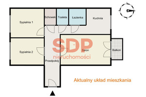 Mieszkanie na sprzedaż 64m2 Warszawa Mokotów Czerniaków Jurija Gagarina - zdjęcie 2