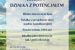 Działka na sprzedaż 2414m2 kamieński Dziwnów Łukęcin - zdjęcie 1