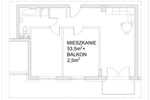 Mieszkanie na sprzedaż 53m2 Warszawa Ursynów al. Aleja Komisji Edukacji Narodowej - zdjęcie 1