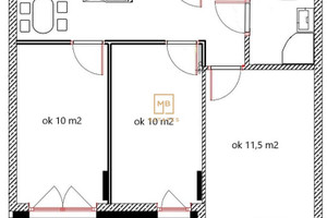 Mieszkanie na sprzedaż 49m2 Kraków Grzegórzki - zdjęcie 2