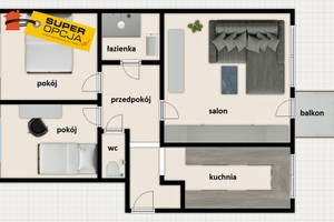 Mieszkanie na sprzedaż 62m2 Kraków Bieżanów-Prokocim - zdjęcie 2