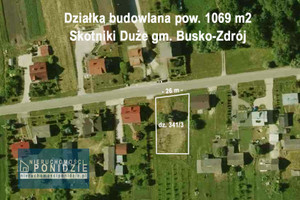 Działka na sprzedaż 1069m2 buski Busko-Zdrój Skotniki Duże - zdjęcie 2