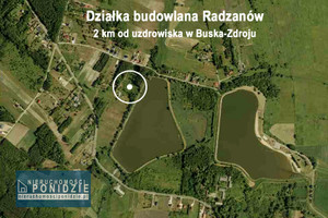 Działka na sprzedaż 950m2 buski Busko-Zdrój Radzanów Parkowa - zdjęcie 1