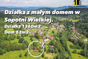 Działka na sprzedaż żywiecki Jeleśnia Sopotnia Wielka - zdjęcie 1