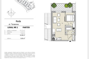 Mieszkanie na sprzedaż 33m2 wejherowski Reda Tarasowa - zdjęcie 1