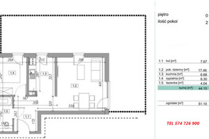 Mieszkanie na sprzedaż 45m2 myślenicki Myślenice Zawada - zdjęcie 2