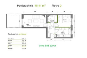 Mieszkanie na sprzedaż 49m2 Wrocław Krzyki Ołtaszyn Parafialna - zdjęcie 2