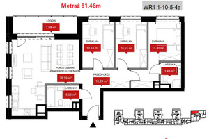 Mieszkanie na sprzedaż 82m2 Wrocław Psie Pole - zdjęcie 1