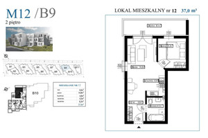 Mieszkanie na sprzedaż 37m2 wejherowski Rumia Owsiana - zdjęcie 2