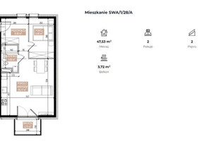 Mieszkanie na sprzedaż 48m2 Wrocław Krzyki Gaj Świeradowska - zdjęcie 2