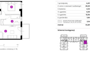 Mieszkanie na sprzedaż 56m2 Sosnowiec Klimontów Klimontowska - zdjęcie 3