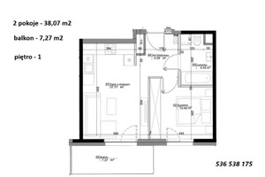 Mieszkanie na sprzedaż 39m2 Warszawa Wola Połczyńska - zdjęcie 3