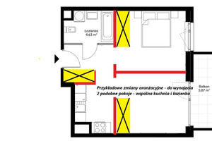 Mieszkanie na sprzedaż 42m2 Warszawa Wola Kolejowa - zdjęcie 3