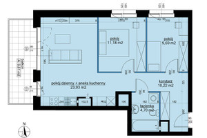 Mieszkanie na sprzedaż 60m2 Poznań Winogrady - zdjęcie 2