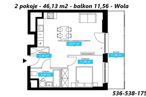 Mieszkanie na sprzedaż 47m2 Warszawa Wola Aleja Prymasa Tysiąclecia - zdjęcie 2