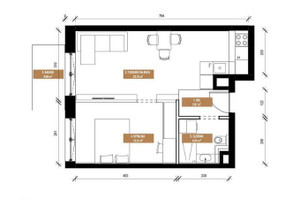 Mieszkanie na sprzedaż 43m2 Katowice Os Paderewskiego - Muchowiec Os. Paderewskiego Graniczna - zdjęcie 2