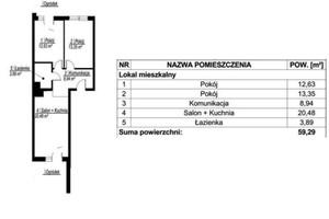 Mieszkanie na sprzedaż 56m2 Poznań Podolany - zdjęcie 2