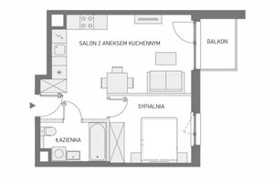 Mieszkanie na sprzedaż 41m2 Warszawa Wilanów Augustówka - zdjęcie 3