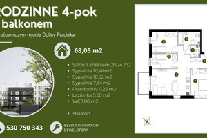 Mieszkanie na sprzedaż 69m2 Kraków Prądnik Biały Pękowicka - zdjęcie 2