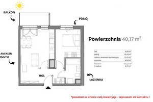 Mieszkanie na sprzedaż 41m2 Poznań Nowe Miasto - zdjęcie 3